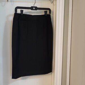 Calvin Klein Women's Straight Fit Suit Skirt - Black - Size 4